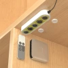 Circular magnetic socket fixing wonder, no need for drilling, bedroom remote control storage, wall-mounted router fixer Specification image